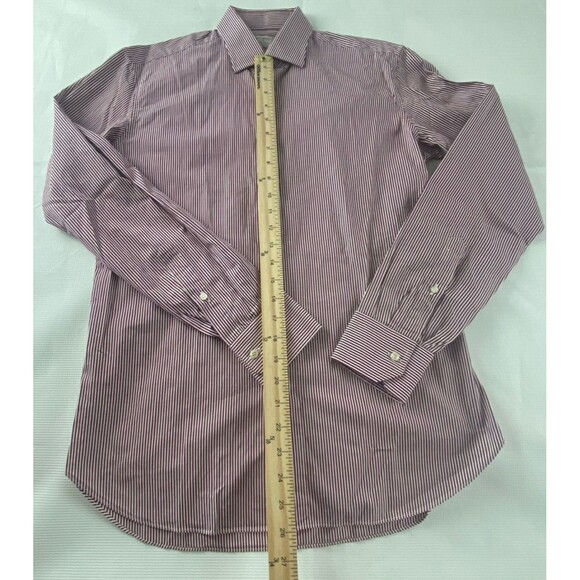 Thomas Mason CampoMarzio9 Italian made button down stripped shirt 15 3/4 40 - Picture 3 of 9